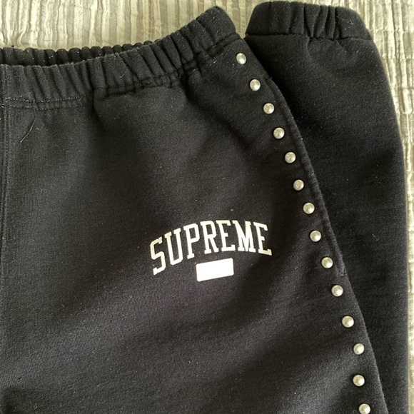 supreme studded sweatpants